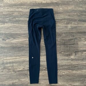 Lululemon Speed Up Leggings Navy Blue